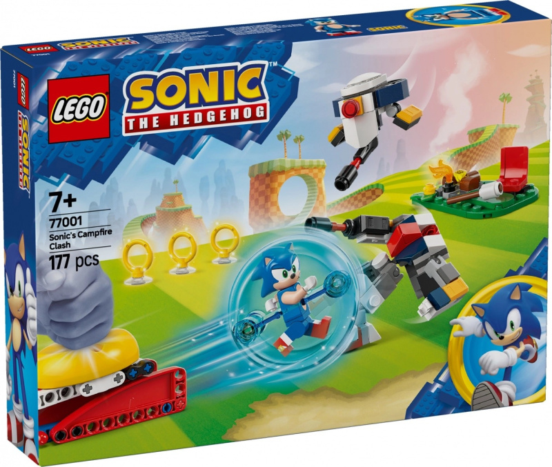 LEGO®  Sonic The Hedgehog™ 77001 Sonic a souboj u táboráku
