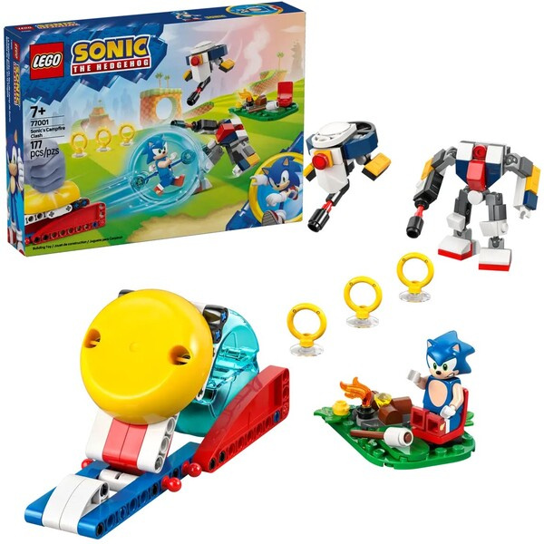 LEGO®  Sonic The Hedgehog™ 77001 Sonic a souboj u táboráku