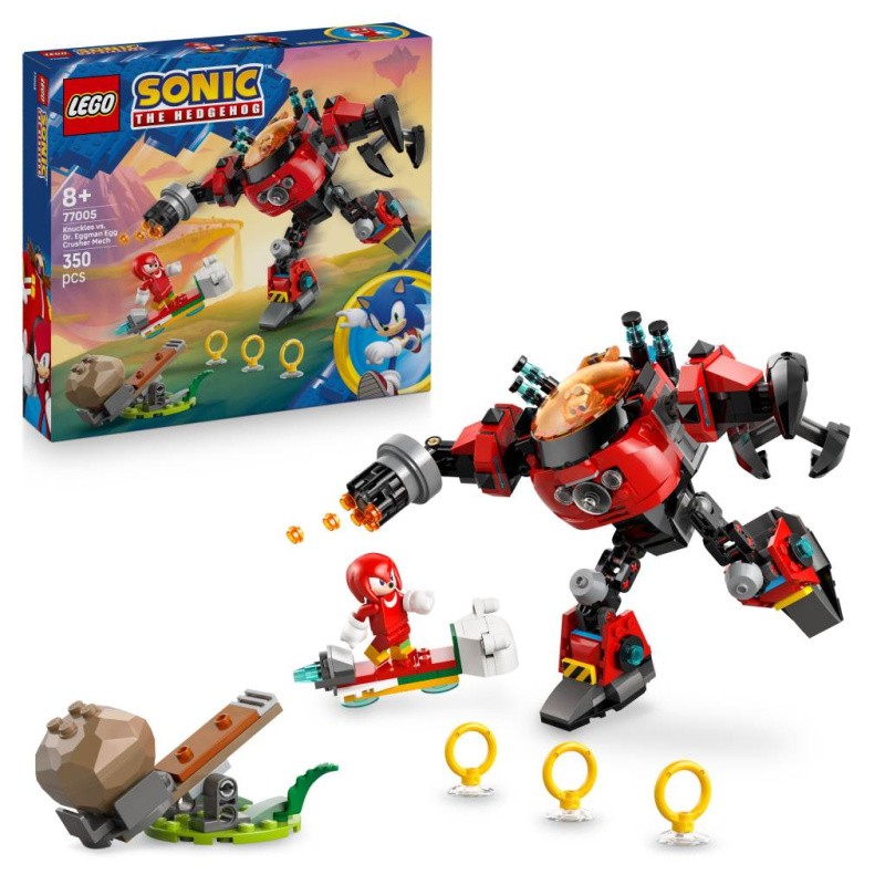LEGO® Sonic the Hedgehog™ 77005 Knuckles vs. Dr. Eggman: Robotický oblek Egg Crusher