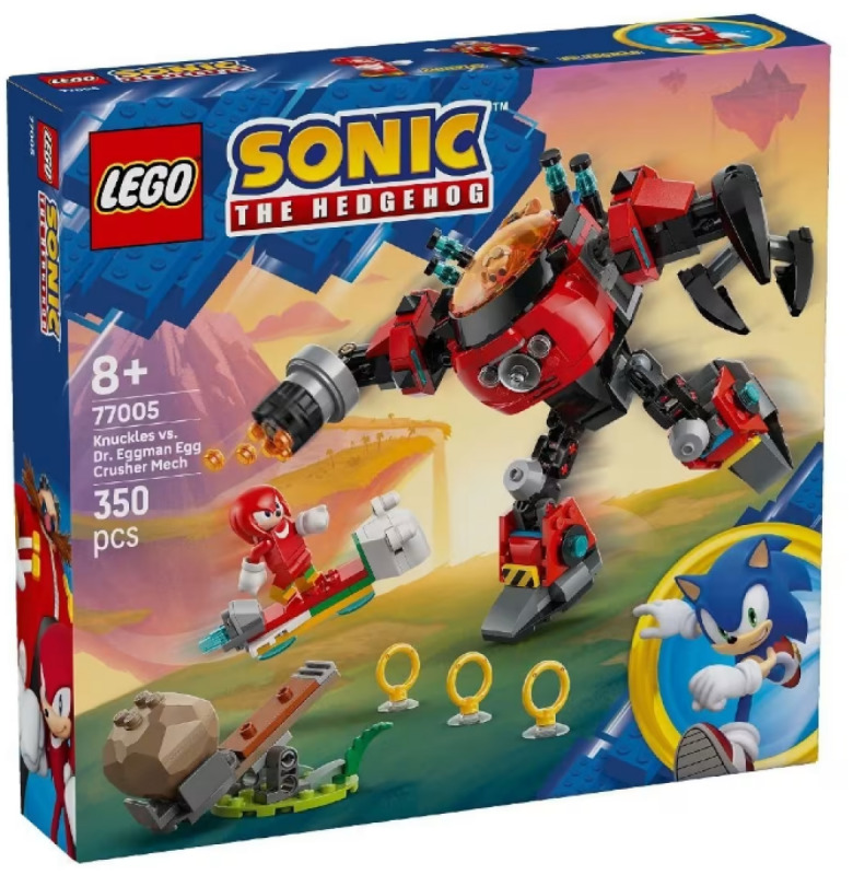 LEGO® Sonic the Hedgehog™ 77005 Knuckles vs. Dr. Eggman: Robotický oblek Egg Crusher