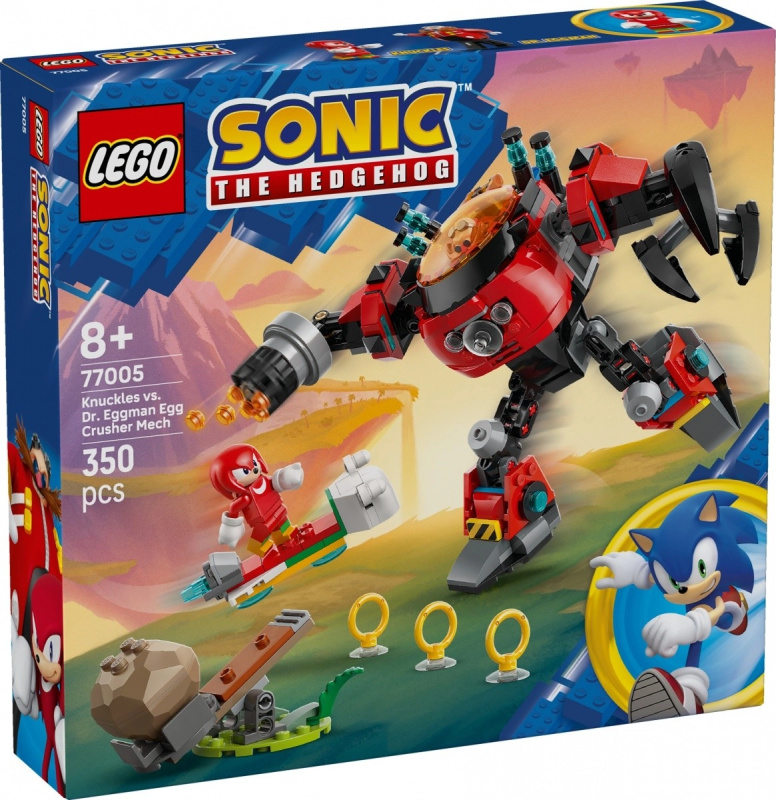 LEGO® Sonic the Hedgehog™ 77005 Knuckles vs. Dr. Eggman: Robotický oblek Egg Crusher