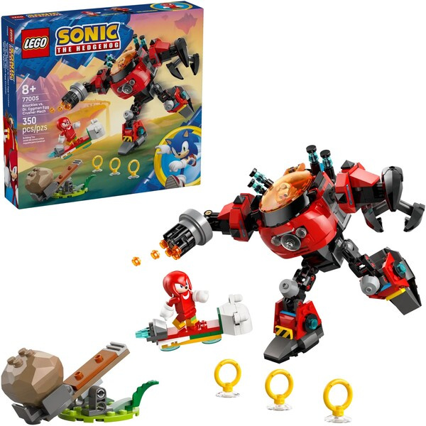 LEGO® Sonic the Hedgehog™ 77005 Knuckles vs. Dr. Eggman: Robotický oblek Egg Crusher