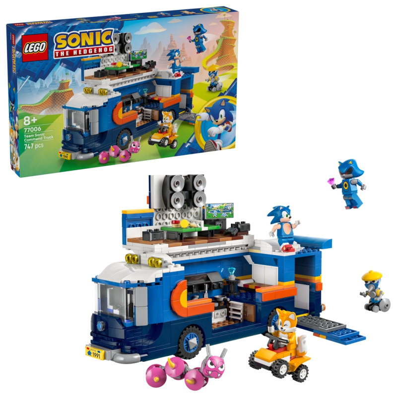 LEGO® Sonic the Hedgehog™ 77006 Velitelské vozidlo týmu Sonic