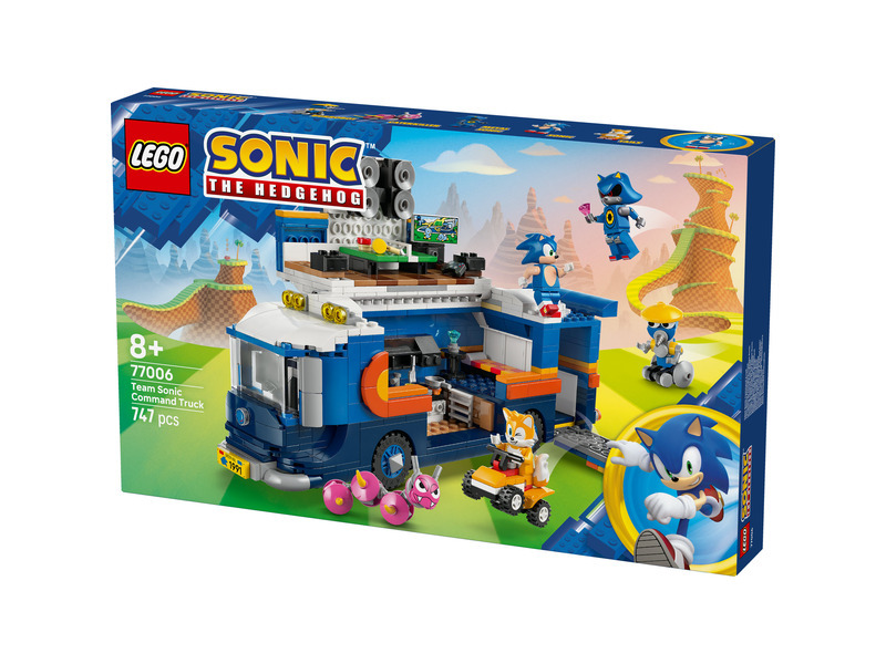 LEGO® Sonic the Hedgehog™ 77006 Velitelské vozidlo týmu Sonic