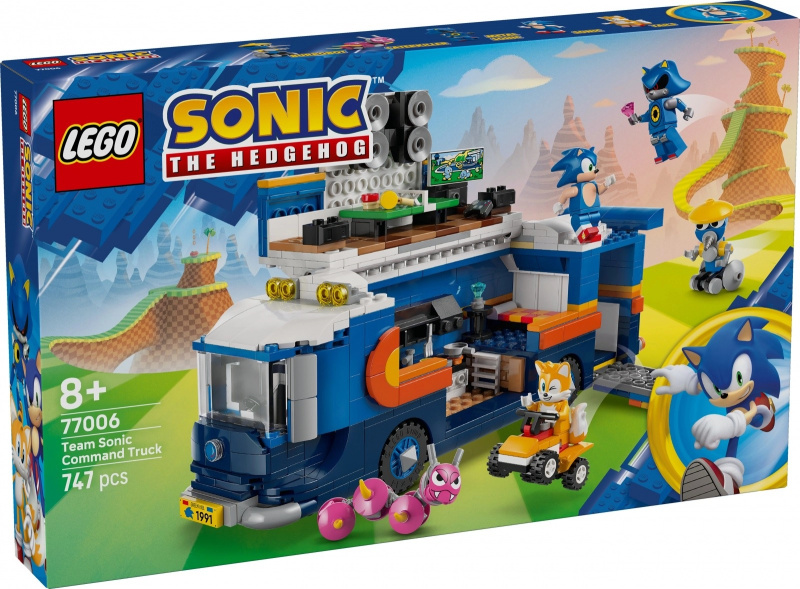 LEGO® Sonic the Hedgehog™ 77006 Velitelské vozidlo týmu Sonic