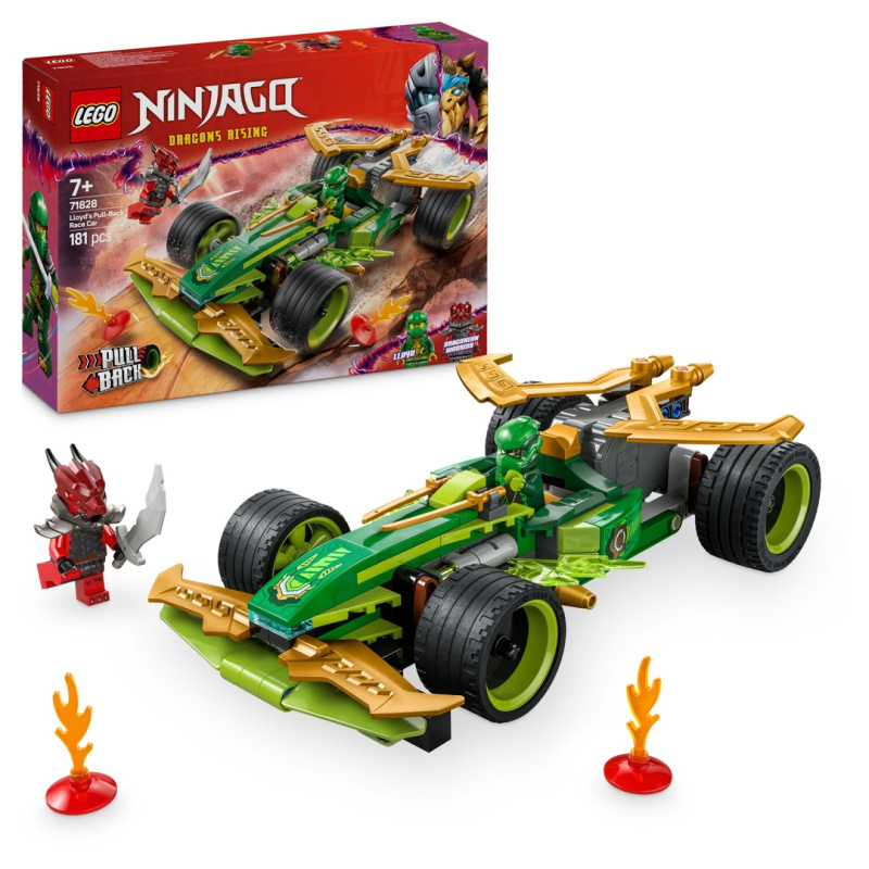 LEGO® NINJAGO 71828 Lloydovo závodní auto s natahovacím motorem