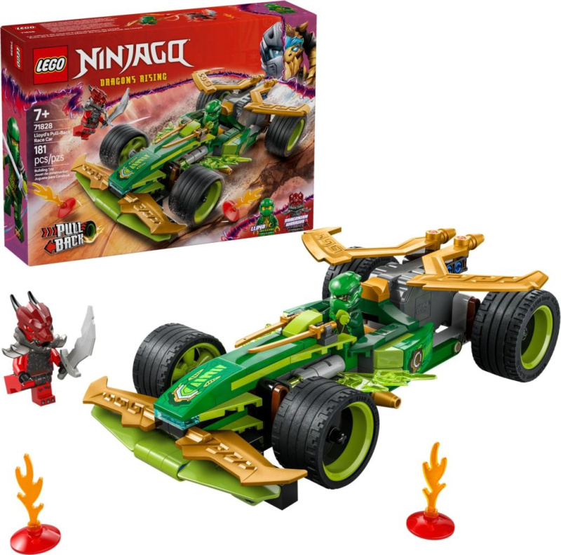 LEGO® NINJAGO 71828 Lloydovo závodní auto s natahovacím motorem