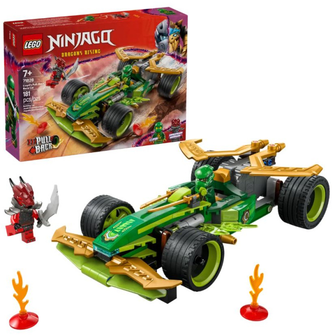 LEGO® NINJAGO 71828 Lloydovo závodní auto s natahovacím motorem