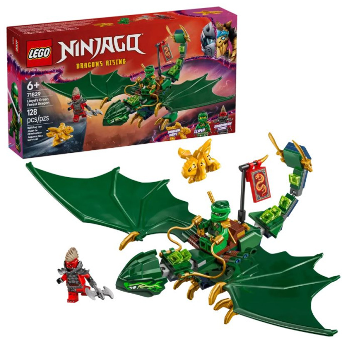 LEGO® NINJAGO® 71829 Lloydův zelený lesní drak