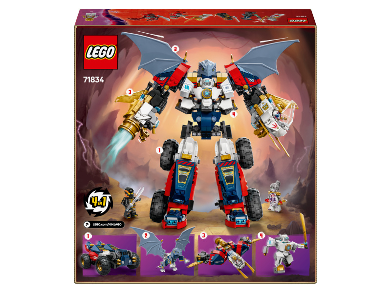 LEGO® NINJAGO 71834 Zaneův ultrakombo robot