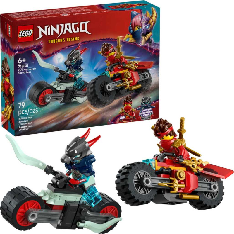 Lego Ninjago Kai a Závody na Motorkách