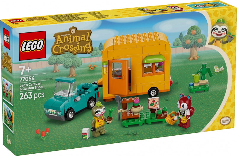 LEGO® Animal Crossing™ 77054 Leif, karavan a zahradnictví