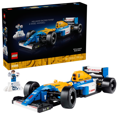 Kostky LEGO Icons Williams Racing FW14B a Nigel Mansell