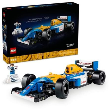 Kostky LEGO Icons Williams Racing FW14B a Nigel Mansell