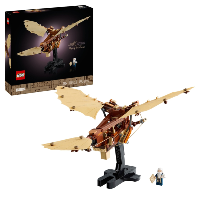 Létající stroj Leonarda da Vinci od LEGO