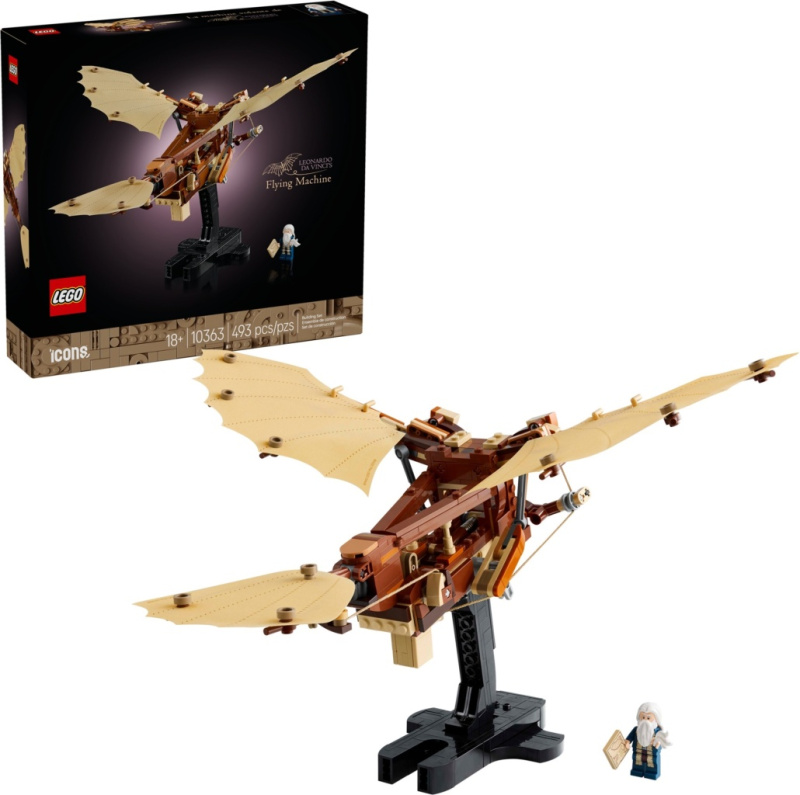 Létající stroj Leonarda da Vinci od LEGO
