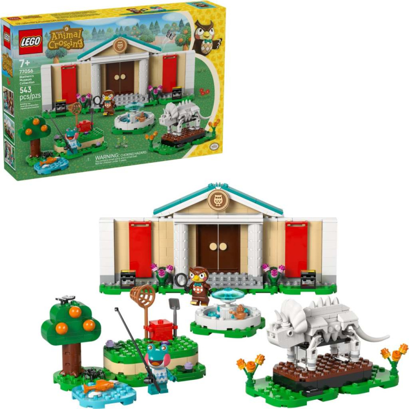 LEGO® Animal Crossing™ 77056 Blathers a jeho muzejní sbírka