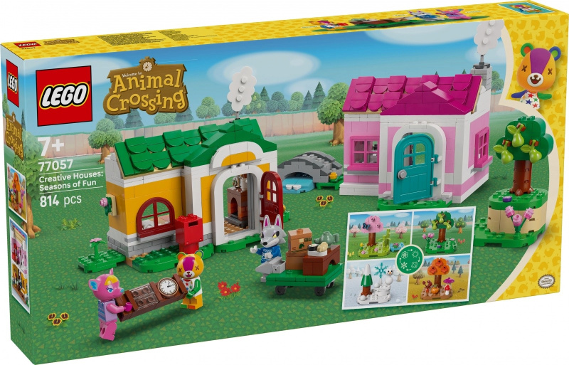 LEGO® Animal Crossing™ 77057 Tvořivé domečky: Zábavná roční období