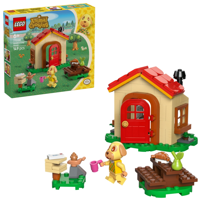 LEGO® Animal Crossing™ 77058 Goldie a její útulný dům