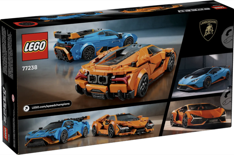 LEGO® Speed Champions 77238 Lamborghini Revuelto a Huracán STO