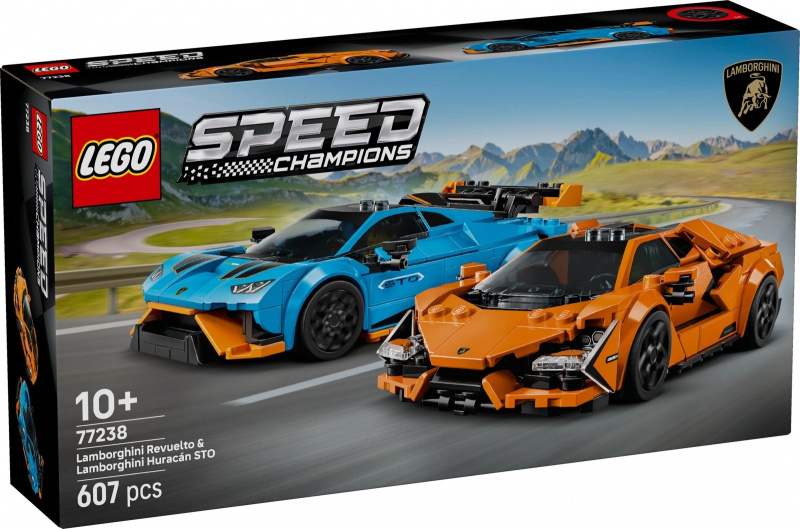LEGO® Speed Champions 77238 Lamborghini Revuelto a Huracán STO