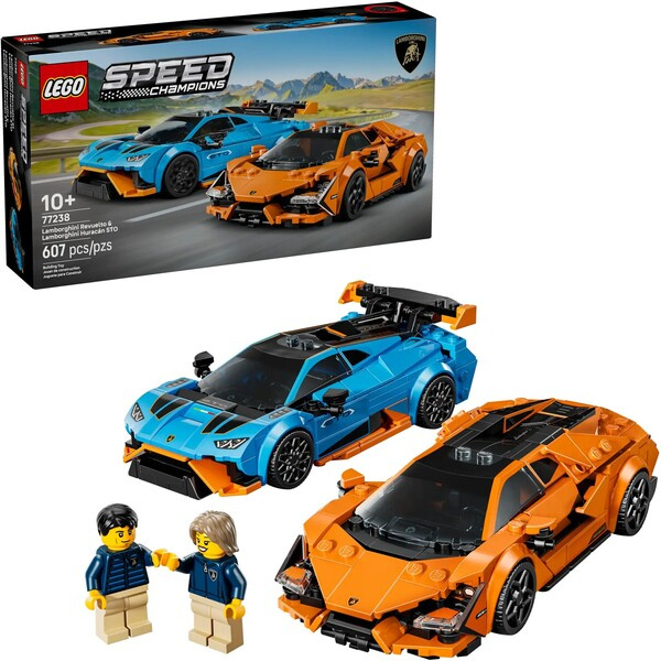 LEGO® Speed Champions 77238 Lamborghini Revuelto a Huracán STO