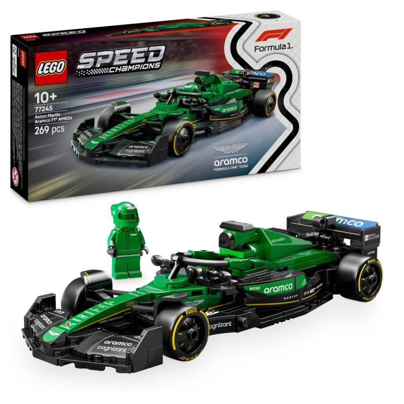 Kolekce LEGO Speed Champions Aston Martin Aramco F1 AMR24