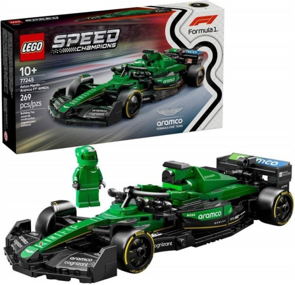 Kolekce LEGO Speed Champions Aston Martin Aramco F1 AMR24