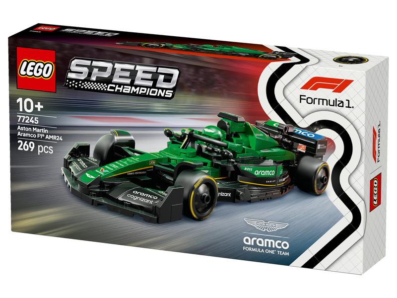 Kolekce LEGO Speed Champions Aston Martin Aramco F1 AMR24