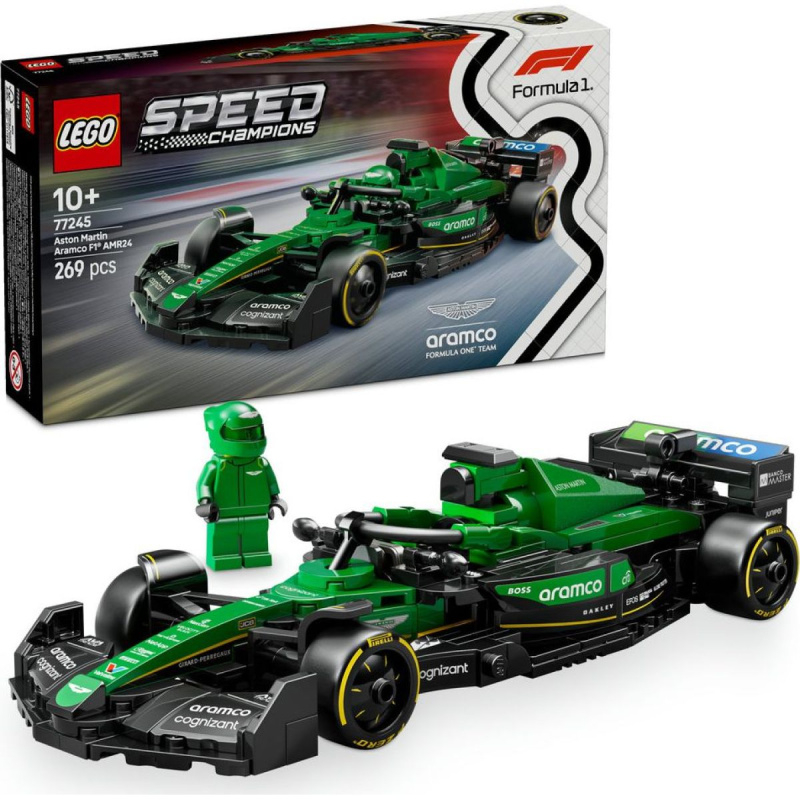 Kolekce LEGO Speed Champions Aston Martin Aramco F1 AMR24