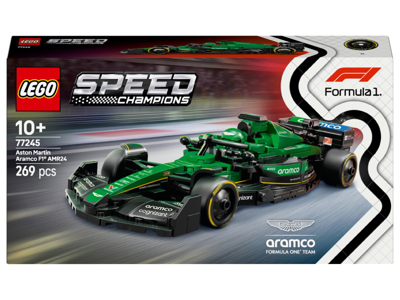 Kolekce LEGO Speed Champions Aston Martin Aramco F1 AMR24