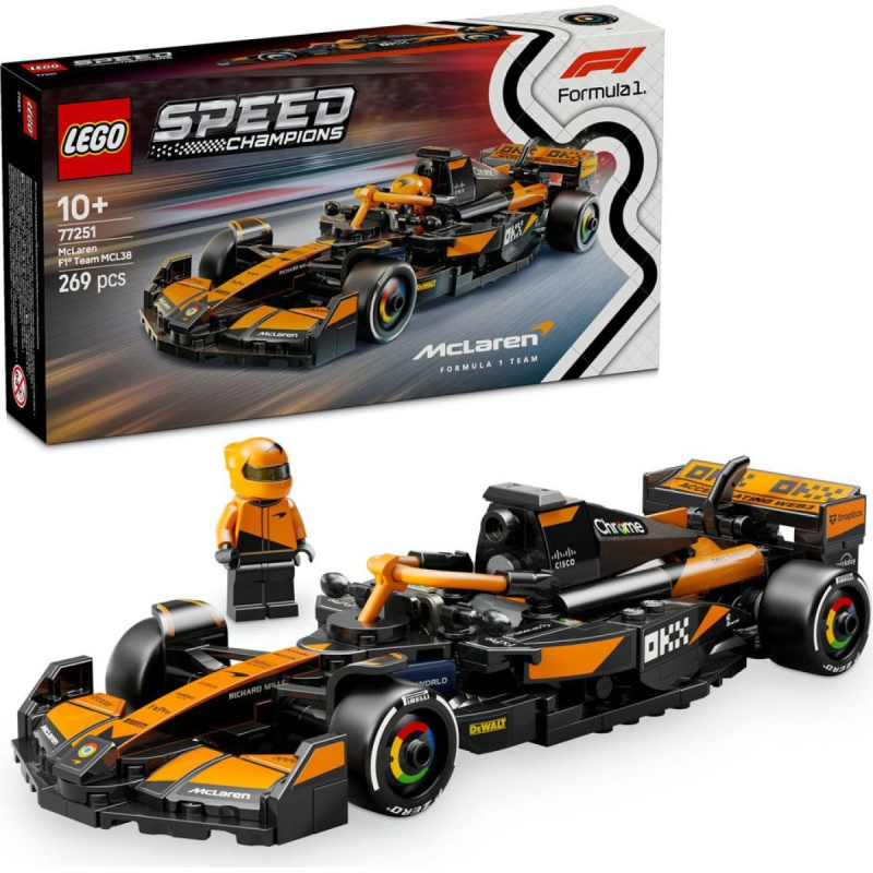 LEGO® Speed Champions 77251 Závodní auto McLaren F1® Team MCL38