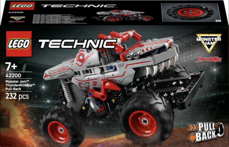 LEGO® Technic 42200 Monster Jam™ ThunderROARus™ s natahovacím motorem