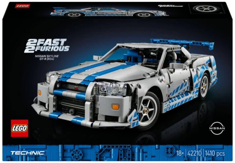 LEGO® Technic 42210 2 Fast 2 Furious Auto Nissan Skyline GT-R (R34)
