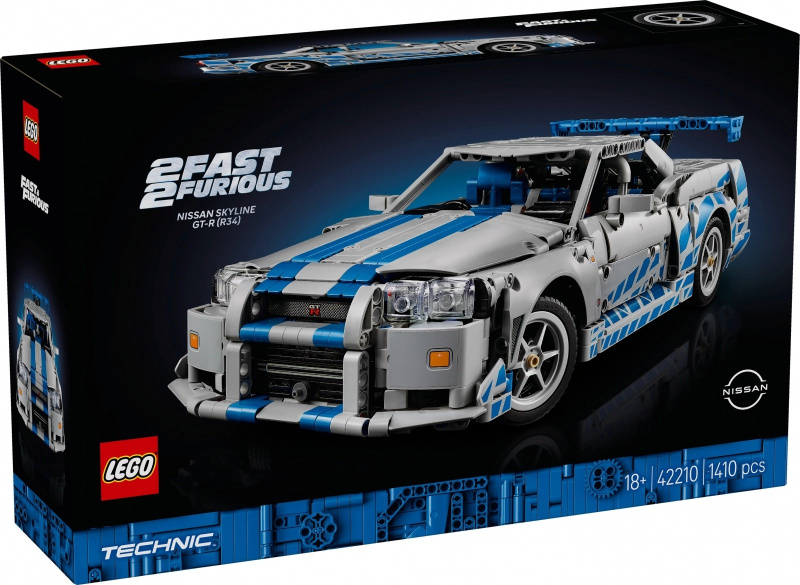 LEGO® Technic 42210 2 Fast 2 Furious Auto Nissan Skyline GT-R (R34)