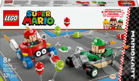 LEGO® Super Mario™ 72034 Mario Kart™ – Baby Mario vs. Baby Luigi