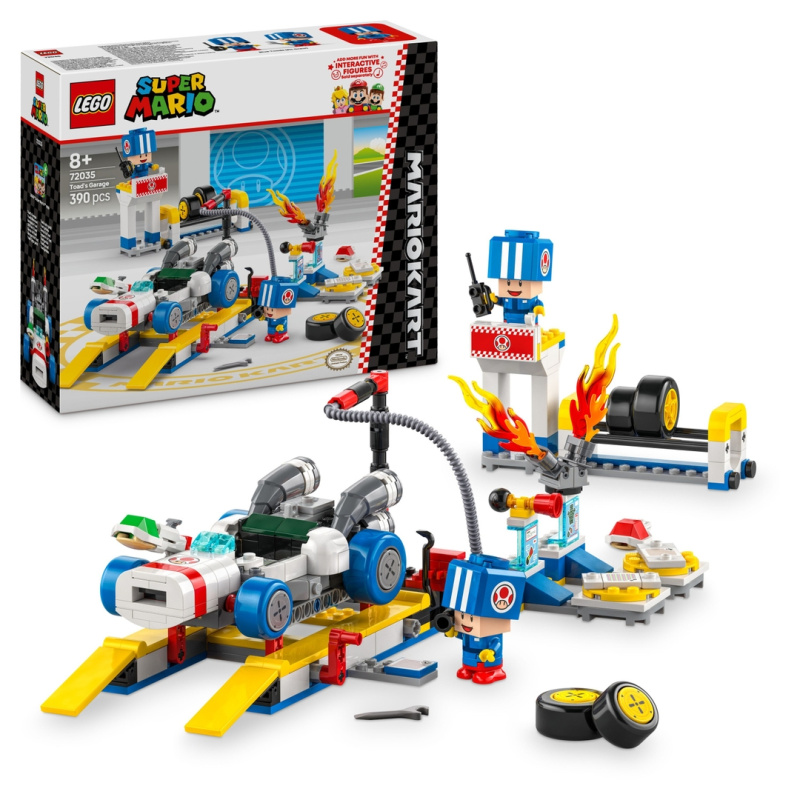 LEGO® Super Mario™ 72035 Mario Kart™ – Toad a jeho garáž
