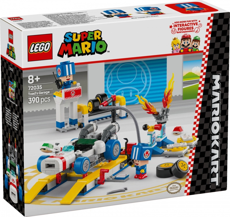 LEGO® Super Mario™ 72035 Mario Kart™ – Toad a jeho garáž