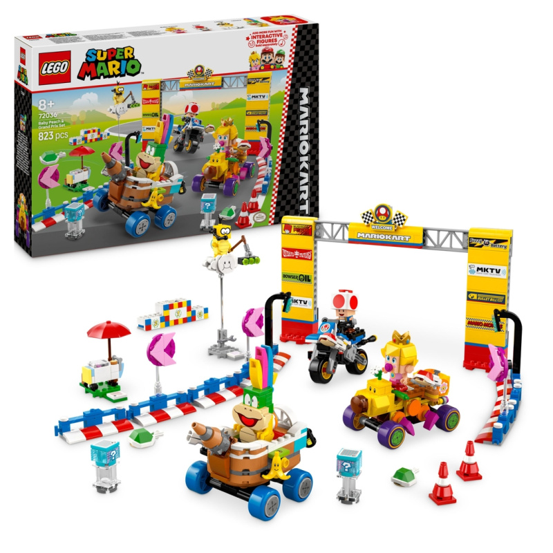 Lego Super Mario: Mario Kart Baby Peach a Grand Prix