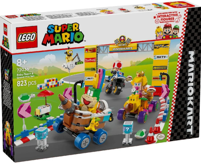 Lego Super Mario: Mario Kart Baby Peach a Grand Prix