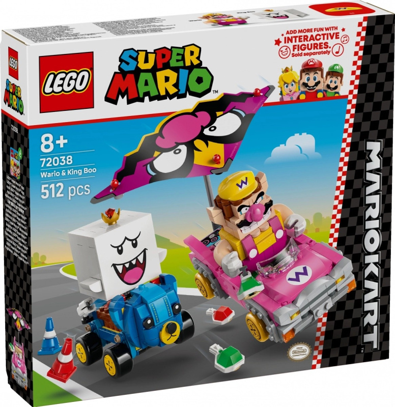 LEGO® Super Mario™ 72038 Mario Kart™ – Wario a King Boo