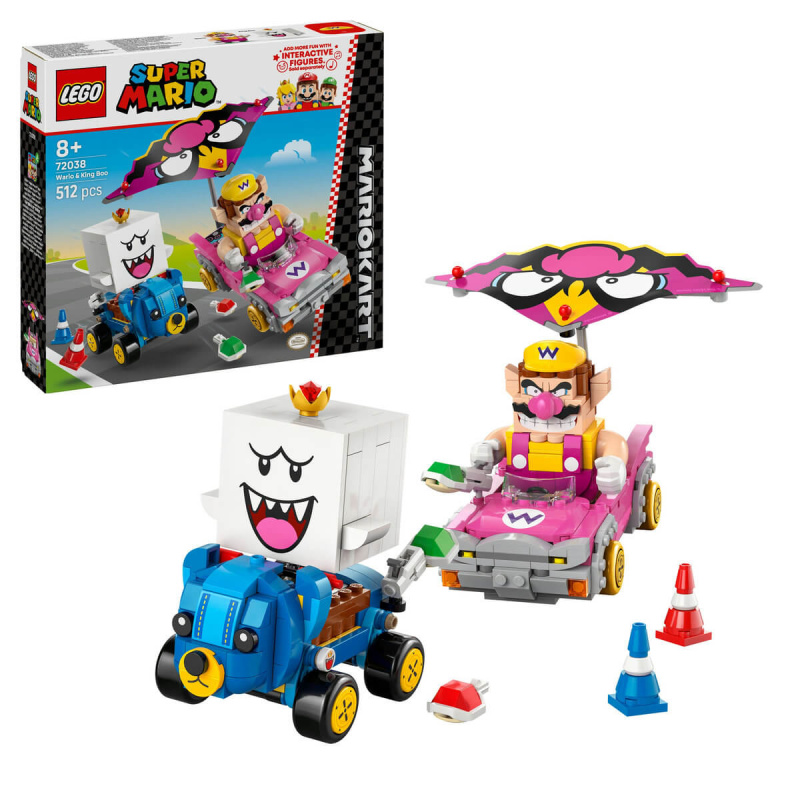 LEGO® Super Mario™ 72038 Mario Kart™ – Wario a King Boo