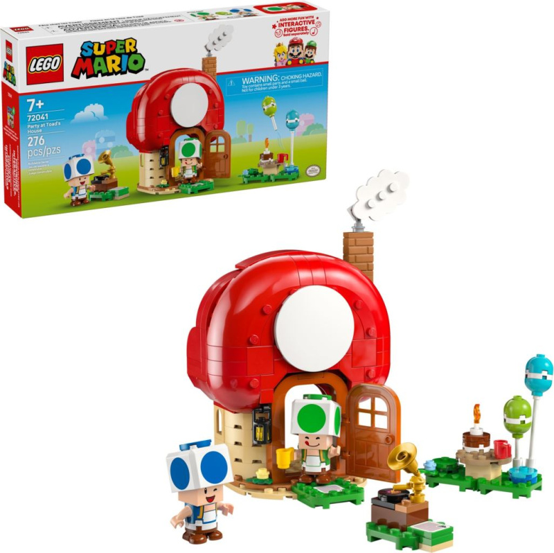 LEGO® Super Mario™ 72041 Toad a párty v jeho domku