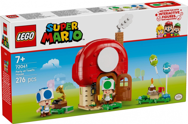 LEGO® Super Mario™ 72041 Toad a párty v jeho domku