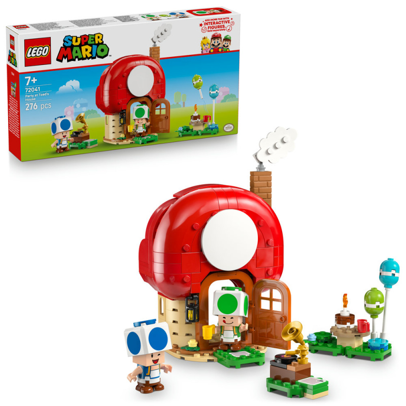LEGO® Super Mario™ 72041 Toad a párty v jeho domku