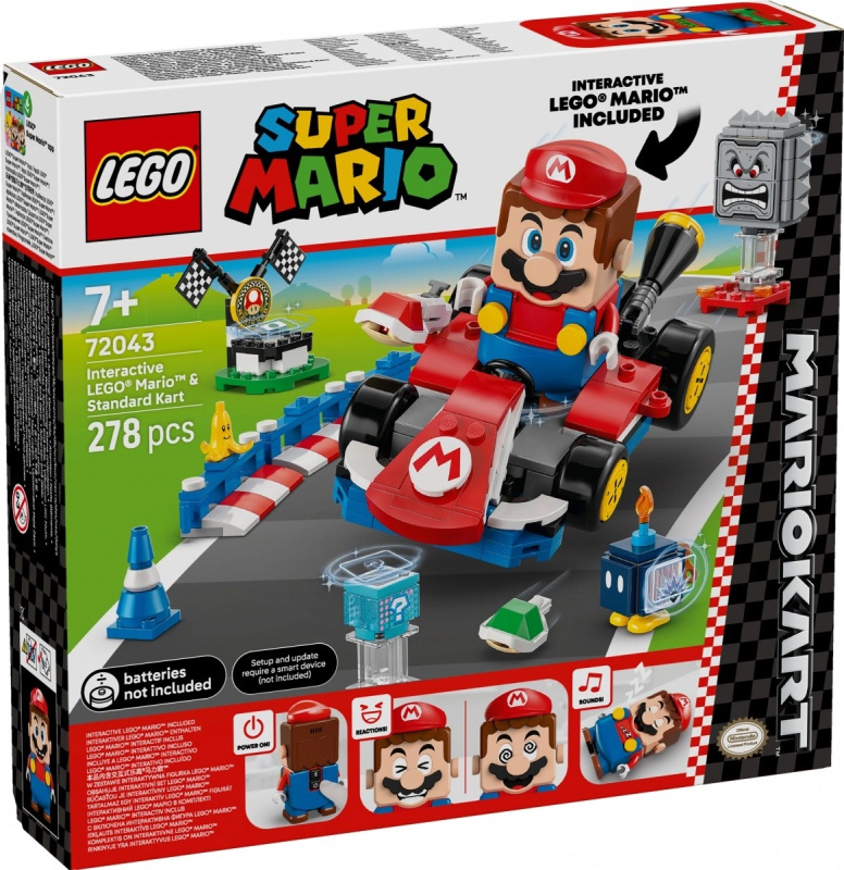 LEGO® Super Mario™ 72043 Mario Kart™ – Interaktivní LEGO® Mario™ a Standard Kart
