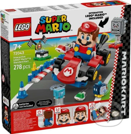 LEGO® Super Mario™ 72043 Mario Kart™ – Interaktivní LEGO® Mario™ a Standard Kart