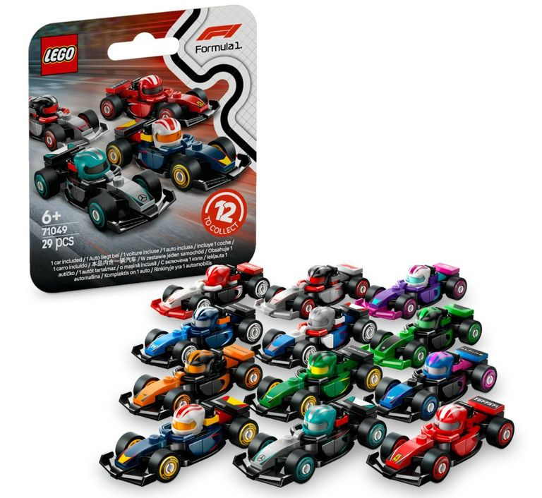 LEGO® Minifigurky 71049 Sběratelská závodní auta F1®