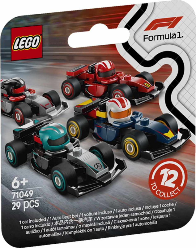 LEGO® Minifigurky 71049 Sběratelská závodní auta F1®