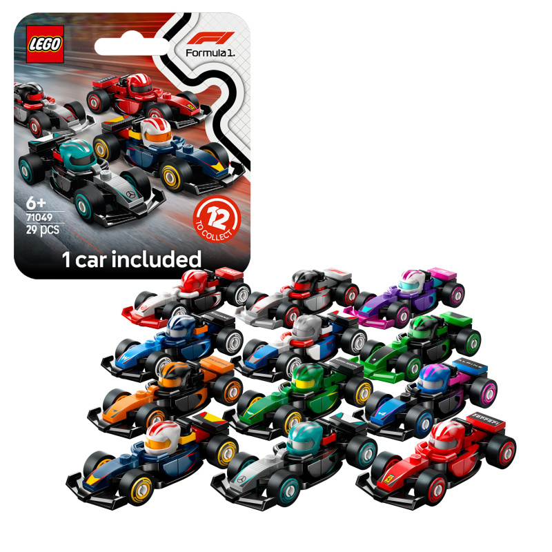 LEGO® Minifigurky 71049 Sběratelská závodní auta F1®